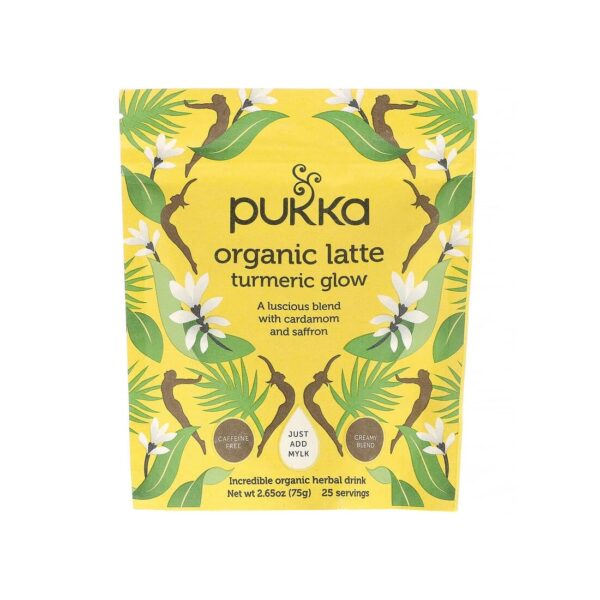 Pukka Organic Latte – Turmeric Glow (75g) | Caffeine-Free Herbal Blend