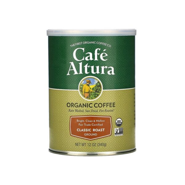 Café Altura Organic Coffee – Classic Roast Ground (340g / 12oz)
